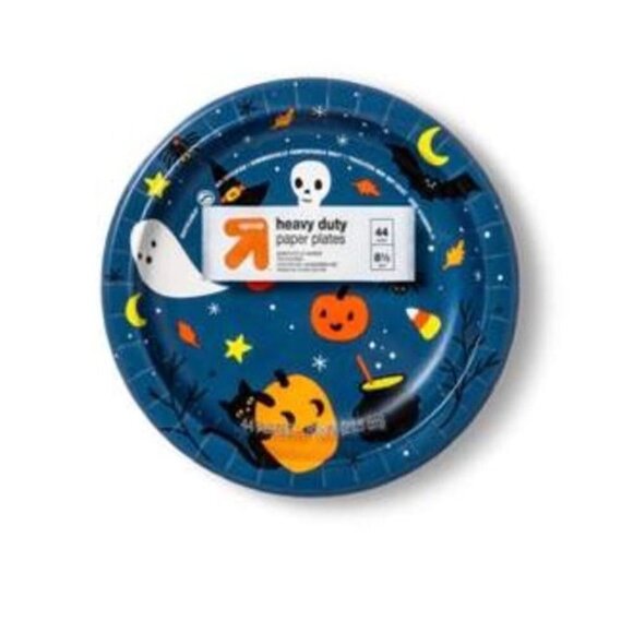 Target Halloween Disposable Plate 8.5" - Boo!  44ct  up & up™ Halloween  B31SH - Picture 1 of 6